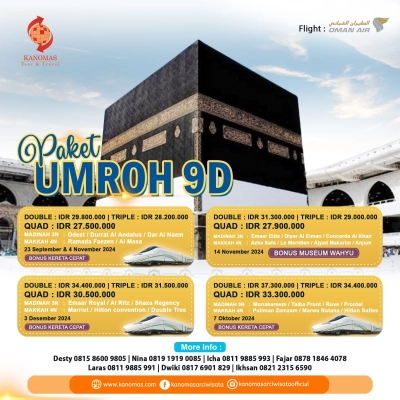 Umroh 9 Hari Oman Air Hotel Odest