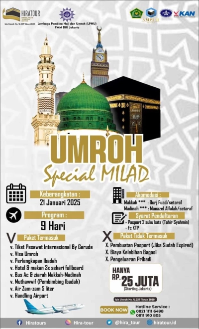 Umrah Milad 21 Januari 2025