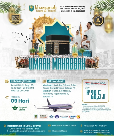 UMROH MAHABBAH 09H BY SAUDIA