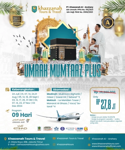 UMROH MUMTAAZ PLUS 9H WY/EY