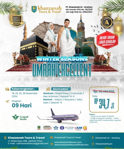 UMRAH EXCELLENT AKHIR TAHUN 9H BY SV