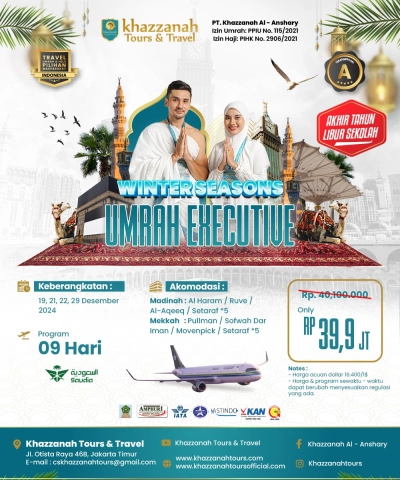 UMRAH EXECUTIVE AKHIR TAHUN 9H BY SV